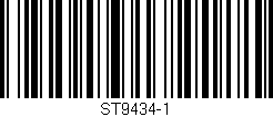 Código de barras (EAN, GTIN, SKU, ISBN): 'ST9434-1'
