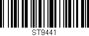 Código de barras (EAN, GTIN, SKU, ISBN): 'ST9441'