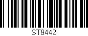 Código de barras (EAN, GTIN, SKU, ISBN): 'ST9442'