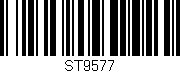 Código de barras (EAN, GTIN, SKU, ISBN): 'ST9577'