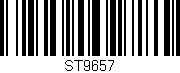 Código de barras (EAN, GTIN, SKU, ISBN): 'ST9657'