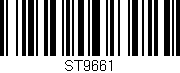 Código de barras (EAN, GTIN, SKU, ISBN): 'ST9661'