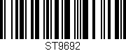 Código de barras (EAN, GTIN, SKU, ISBN): 'ST9692'