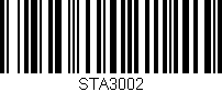 Código de barras (EAN, GTIN, SKU, ISBN): 'STA3002'