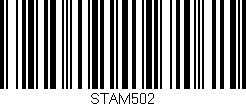 Código de barras (EAN, GTIN, SKU, ISBN): 'STAM502'
