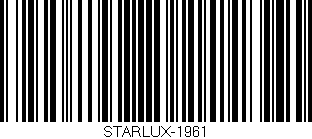Código de barras (EAN, GTIN, SKU, ISBN): 'STARLUX-1961'