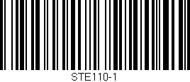 Código de barras (EAN, GTIN, SKU, ISBN): 'STE110-1'