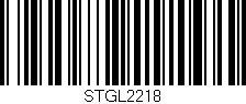 Código de barras (EAN, GTIN, SKU, ISBN): 'STGL2218'