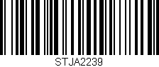 Código de barras (EAN, GTIN, SKU, ISBN): 'STJA2239'