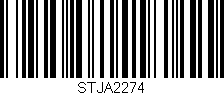 Código de barras (EAN, GTIN, SKU, ISBN): 'STJA2274'