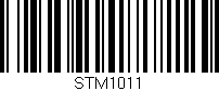 Código de barras (EAN, GTIN, SKU, ISBN): 'STM1011'