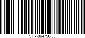 Código de barras (EAN, GTIN, SKU, ISBN): 'STN-064750-00'