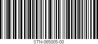 Código de barras (EAN, GTIN, SKU, ISBN): 'STN-065005-00'