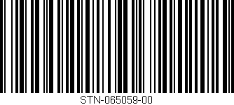Código de barras (EAN, GTIN, SKU, ISBN): 'STN-065059-00'