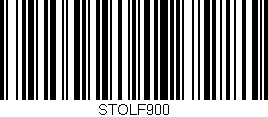 Código de barras (EAN, GTIN, SKU, ISBN): 'STOLF900'