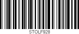 Código de barras (EAN, GTIN, SKU, ISBN): 'STOLF928'