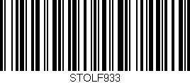 Código de barras (EAN, GTIN, SKU, ISBN): 'STOLF933'