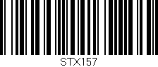 Código de barras (EAN, GTIN, SKU, ISBN): 'STX157'