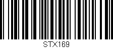 Código de barras (EAN, GTIN, SKU, ISBN): 'STX169'