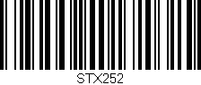 Código de barras (EAN, GTIN, SKU, ISBN): 'STX252'