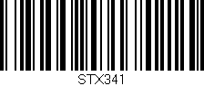 Código de barras (EAN, GTIN, SKU, ISBN): 'STX341'
