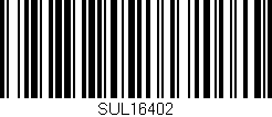 Código de barras (EAN, GTIN, SKU, ISBN): 'SUL16402'