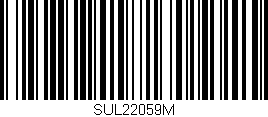 Código de barras (EAN, GTIN, SKU, ISBN): 'SUL22059M'