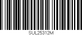 Código de barras (EAN, GTIN, SKU, ISBN): 'SUL25312M'