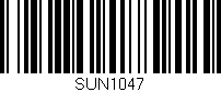 Código de barras (EAN, GTIN, SKU, ISBN): 'SUN1047'