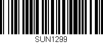 Código de barras (EAN, GTIN, SKU, ISBN): 'SUN1299'