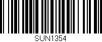 Código de barras (EAN, GTIN, SKU, ISBN): 'SUN1354'