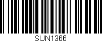 Código de barras (EAN, GTIN, SKU, ISBN): 'SUN1366'