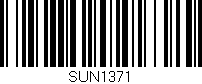 Código de barras (EAN, GTIN, SKU, ISBN): 'SUN1371'