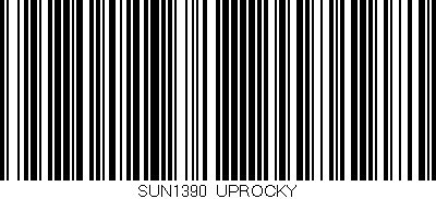 Código de barras (EAN, GTIN, SKU, ISBN): 'SUN1390/UPROCKY'