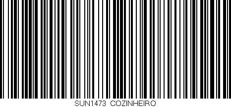 Código de barras (EAN, GTIN, SKU, ISBN): 'SUN1473/COZINHEIRO'