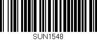 Código de barras (EAN, GTIN, SKU, ISBN): 'SUN1548'