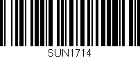 Código de barras (EAN, GTIN, SKU, ISBN): 'SUN1714'