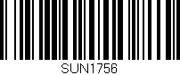 Código de barras (EAN, GTIN, SKU, ISBN): 'SUN1756'