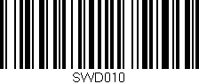 Código de barras (EAN, GTIN, SKU, ISBN): 'SWD010'