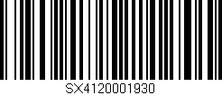 Código de barras (EAN, GTIN, SKU, ISBN): 'SX4120001930'