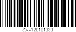 Código de barras (EAN, GTIN, SKU, ISBN): 'SX4120101930'