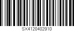 Código de barras (EAN, GTIN, SKU, ISBN): 'SX4120402910'
