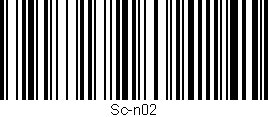 Código de barras (EAN, GTIN, SKU, ISBN): 'Sc-n02'