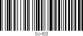 Código de barras (EAN, GTIN, SKU, ISBN): 'Sc-t03'