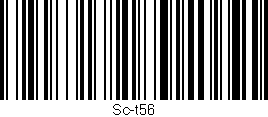 Código de barras (EAN, GTIN, SKU, ISBN): 'Sc-t56'
