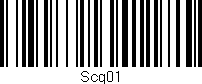Código de barras (EAN, GTIN, SKU, ISBN): 'Scg01'