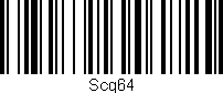 Código de barras (EAN, GTIN, SKU, ISBN): 'Scg64'