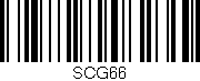 Código de barras (EAN, GTIN, SKU, ISBN): 'Scg66'
