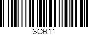 Código de barras (EAN, GTIN, SKU, ISBN): 'Scr11'