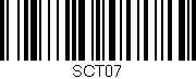 Código de barras (EAN, GTIN, SKU, ISBN): 'Sct07'